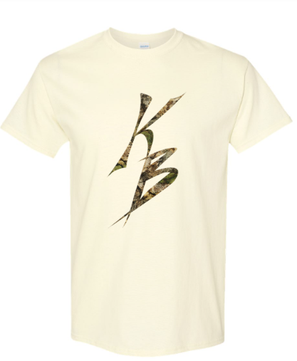 KUTTER BRADLEY OFF WHITE AND CAMO T SHIRT