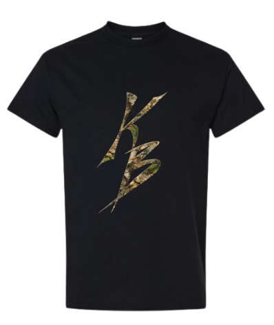 KUTTER BRADLEY BLACK AND CAMO T SHIRT