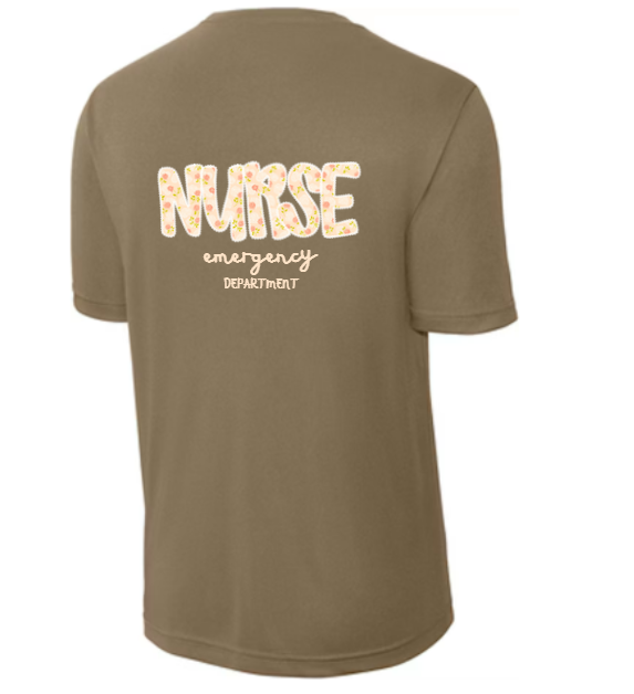 TSEHOOTSSOI MEDICAL CENTER  TEK DRI FIT NURSE Floral