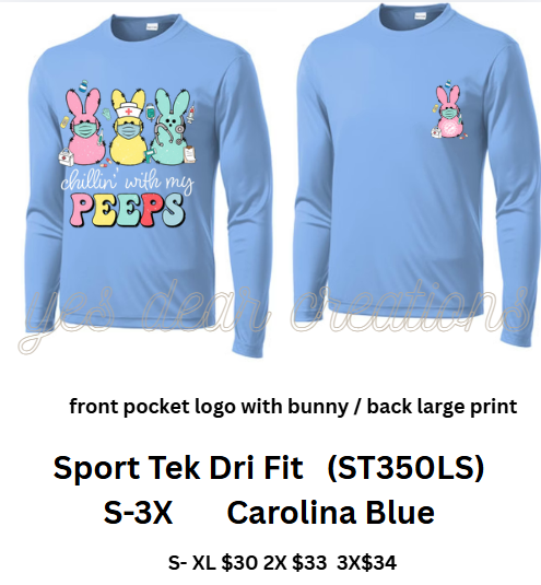 TSEHOOTSSOI MEDICAL CENTER EASTER SPORT TEK DRI FIT  (LONGSLEEVE)