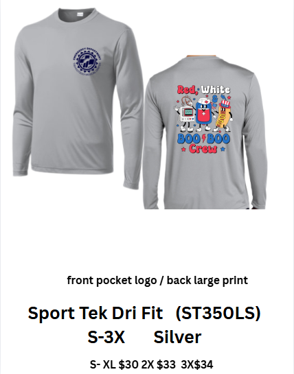 TSEHOOTSSOI MEDICAL CENTER  DRI FIT ER DEPT JULY RED WHITE BLUE